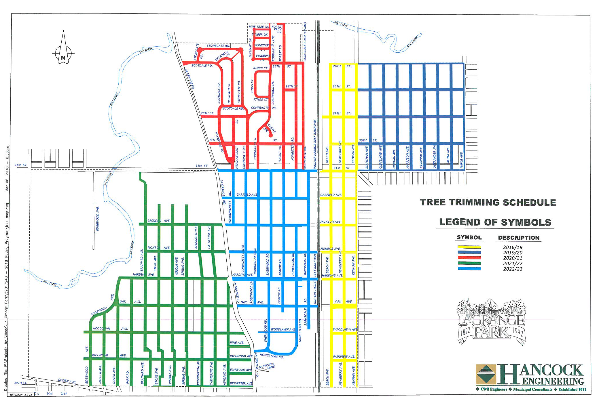 Tree Trimming Schedule